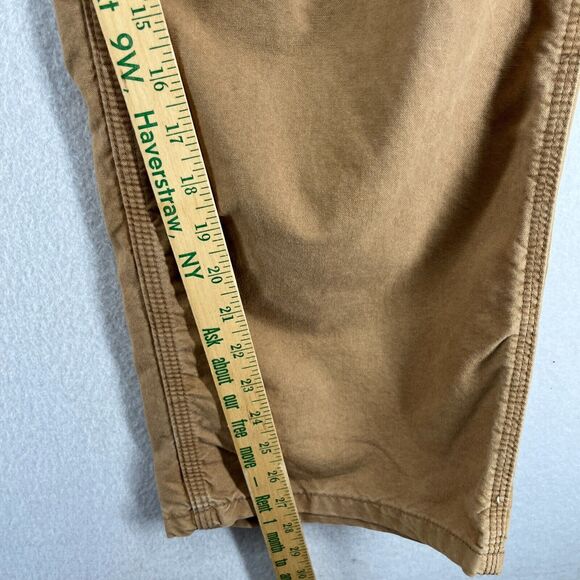 CARHARTT Pants Mens 36X30 Utility Work Loose Fit Cargo Canvas Cotton Brown - Picture 14 of 15